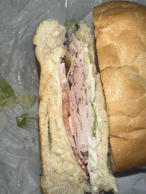 My $9 sandwich