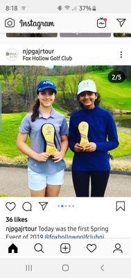 Junior golfer from all-star PGA Jr League