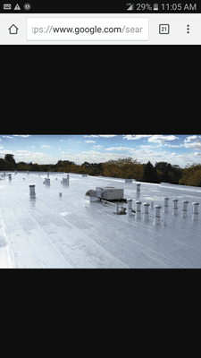 Modified Rubber Roofing System With aluminum Coating