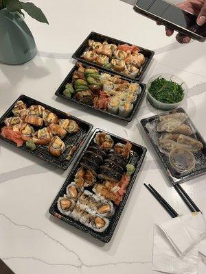 Sushiii - all pretty good!