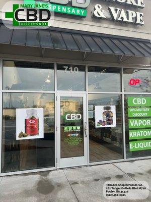 Mary Jane's CBD Dispensary's is the top smoke shop in Pooler, GA! #CBD #Store #Vape #Shops #tobacco #store