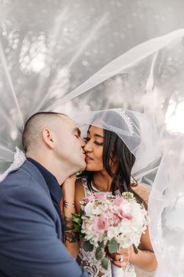 Elopment at the Marriage Hut downtown San Diego.
 Photo by Morning Owl Fine Art Photography