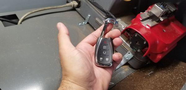 2019 Chevrolet Camaro lost intelligent key replacement