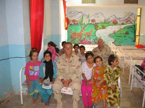 The owner, AJ, when serving in Iraq.