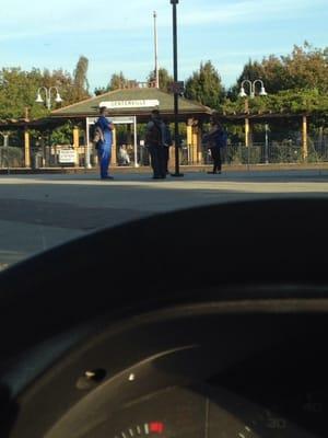 Today miraculous parking occurred at the Fremont station.