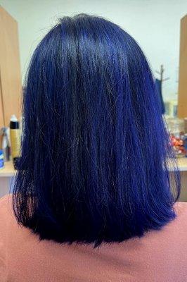 Balayage in Blue