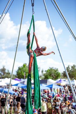 Aerial Performances for Festivals and Outdoor Gatherings