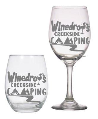 Wine glasses  logo