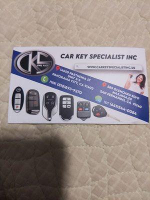 Car Key Specialist