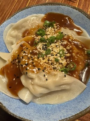 Szechuan spicy dumplings