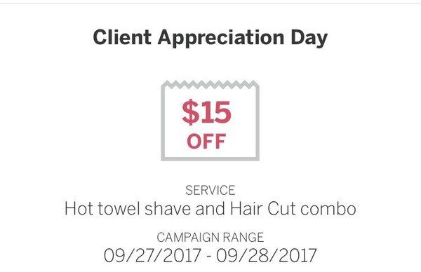 Hot towel shave and haircut combo ($50 value) for only $35. Contact me at 408-375-6834 or book me online at StyleSeat.com/I/isaacsoliz