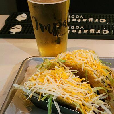 Crunchy Tacos and craft beer!