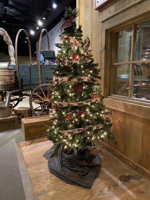 The Chisolm Trail Heritage Center Beautifully Decorated for the Holidays