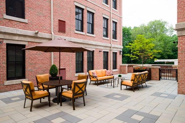 The patio is great for get togethers, or just relaxing.