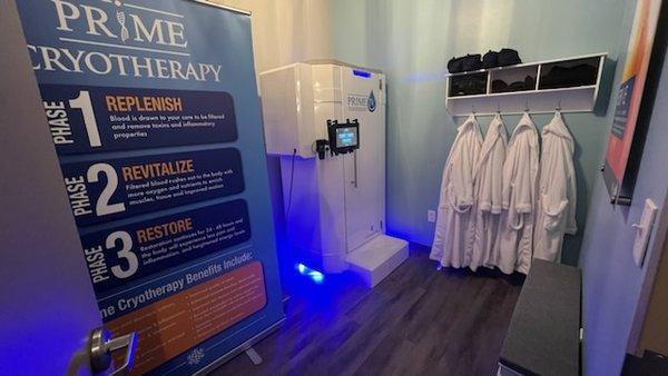 We also offer cryotherapy!