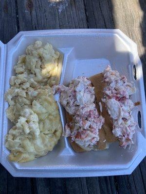 Lobster rolls, Mac n cheese