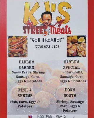 Delivery menu