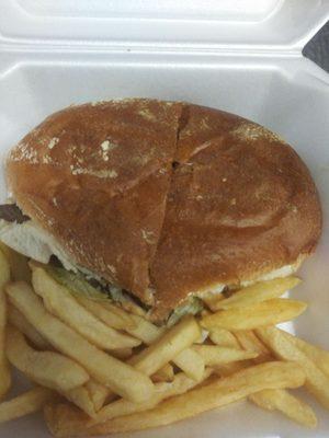 Torta and fries $7.99