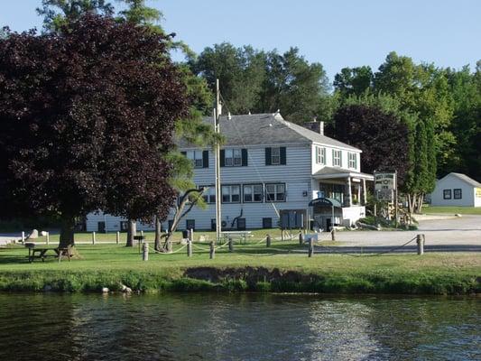 Lodge/Restaurant/ Bar as seen from Lake