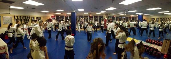 Panoramic View of the adult class