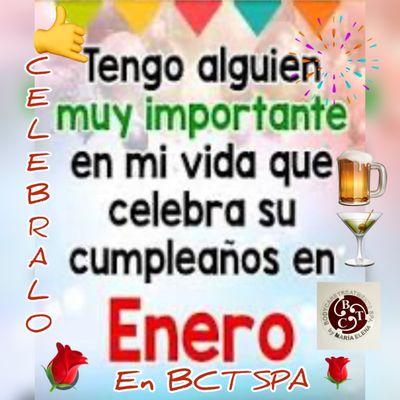 Anótate si es en Enero tu cumpleaños