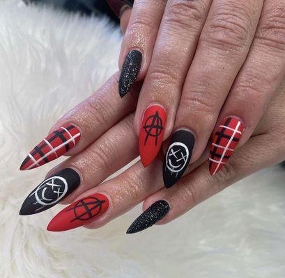 Punk rock nails