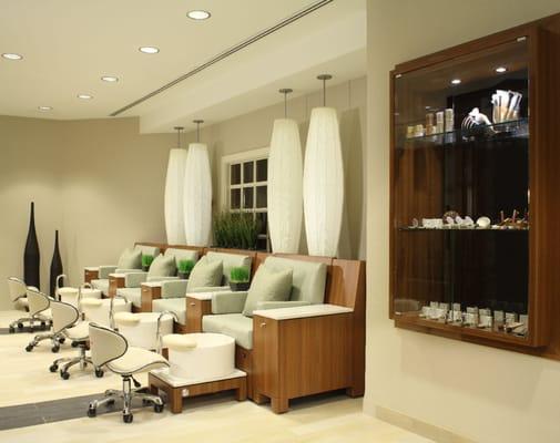 Pedicure station at Sago Spa and Salon