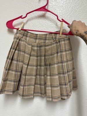 $5.99, a plaid skirt with belt loops? ABSOLUTELY.