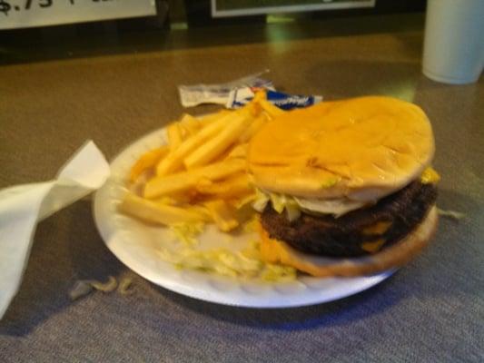 Its the triple burger oh snap!