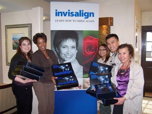 Dr. Carliza and Anthony  Marcos offer Invisalign-"invisible braces".