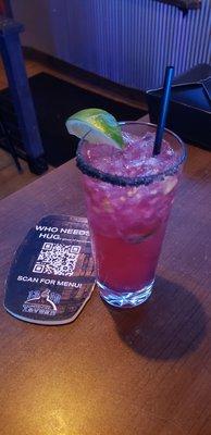 Dragon's breath Margarita. Super flavorful and spicy!