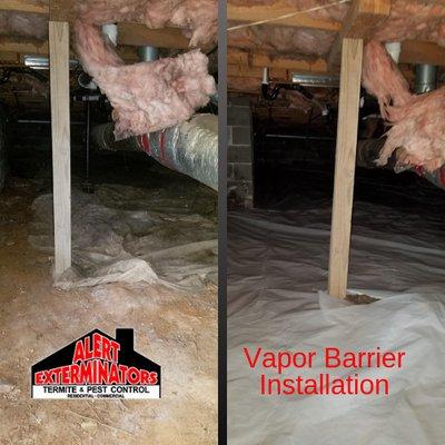 Vapor Barrier Installation