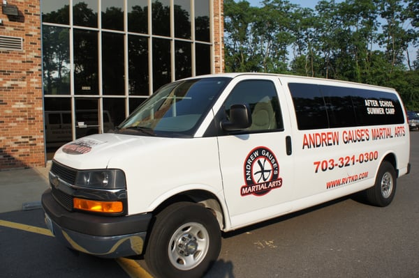 Bus transportation for students enrolled in the Afterschool Martial Arts program from select schools