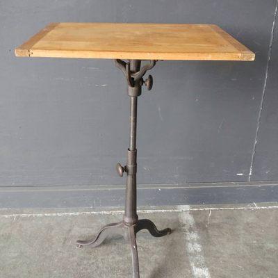 Industrial drafting table.