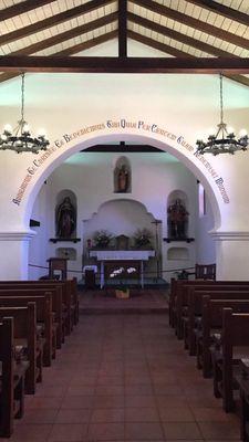 In the chapel