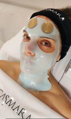 Peel off mask facial with Iontophoresis