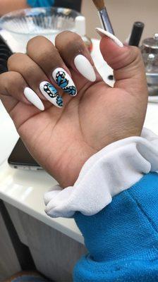 Butterfly Nails  Acrylic