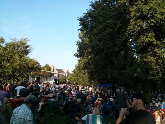 The crowd for Aqueous