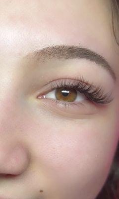 Classic eyelash extensions