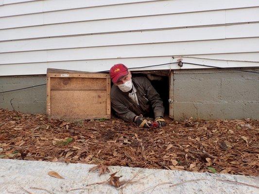 Yes, We do Crawl Spaces