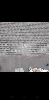 Dimensional shingle repair finished product