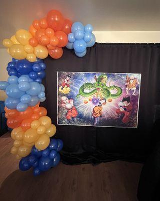 Boys Birthday Focal Point Decor