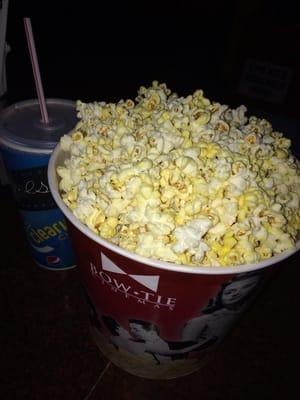 Large popcorn and soda