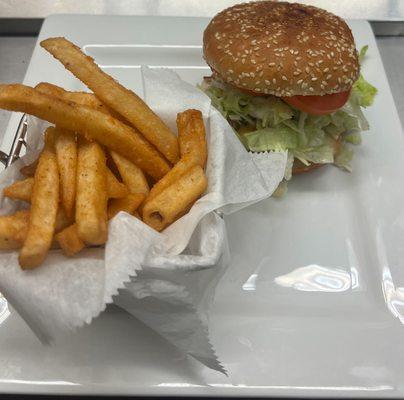 Cheeseburger with Fries