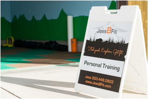 Personal training that is personal. Private space for you to train.