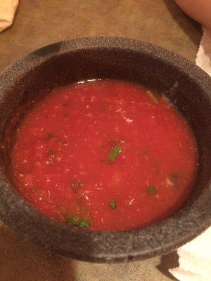 Fresh, hot salsa