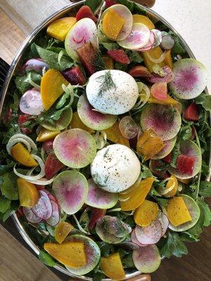 Braised Beet & Burrata Salad - Family Style