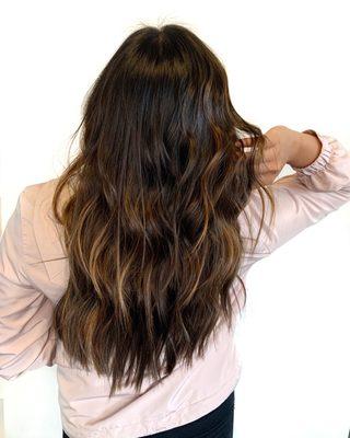 brunette balayage