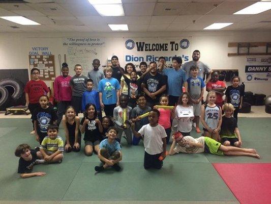 Some of the awesome kids we have at our location in Forest Park! Kids classes are ages 4-12 years old