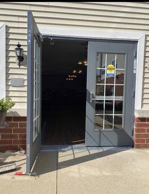 New Commercial Double Doors